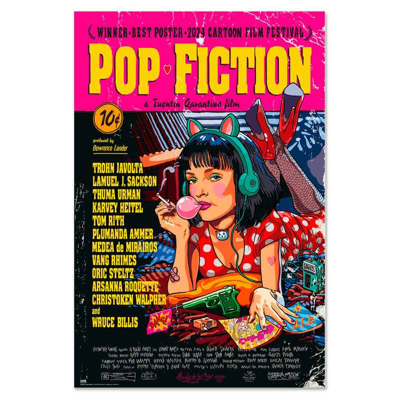 Poster Pop Fiction – Pop Fiction (61 × 91,5 cm)