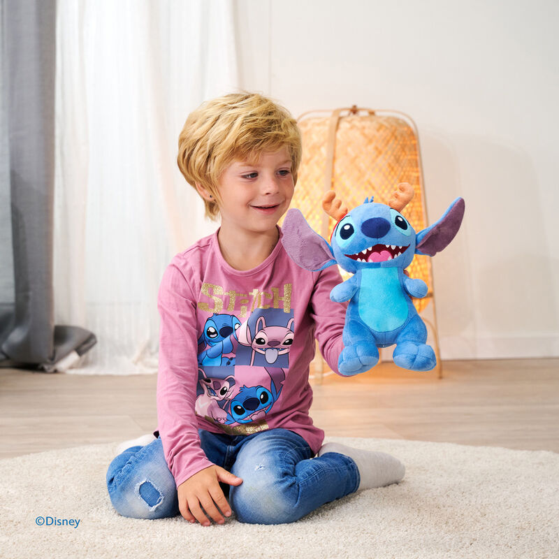 Peluche Stitch Reno – Disney (25 cm)