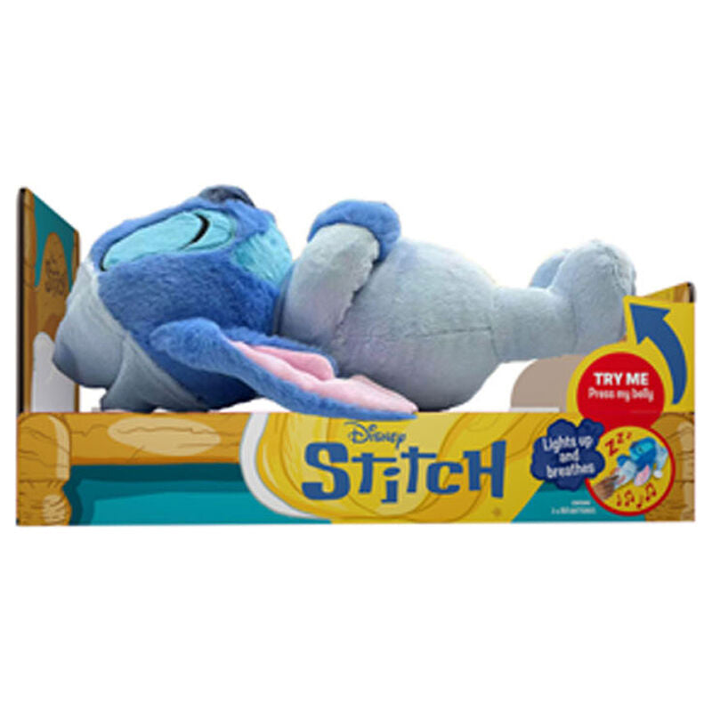Peluche de Stitch dormilón con sonido – Disney (31 cm)