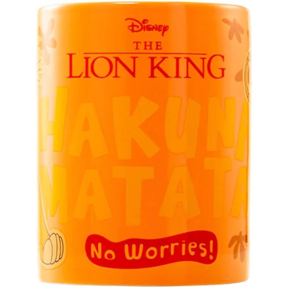 Taza de El Rey León con funda de peluche - Disney (440 ml)