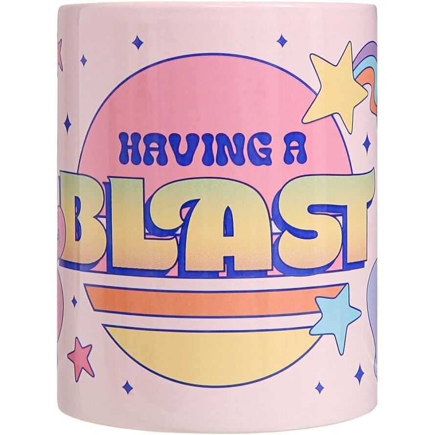 Taza de peluche con tapa de Disney Angel y Stitch (440 ml)