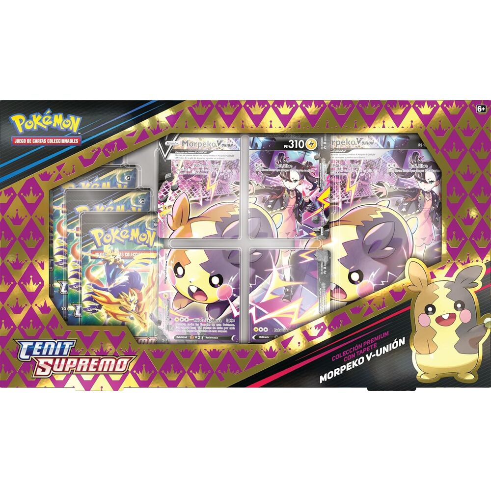 Set de cartas coleccionables Morpeko V-Union – Pokémon (Versión en español)