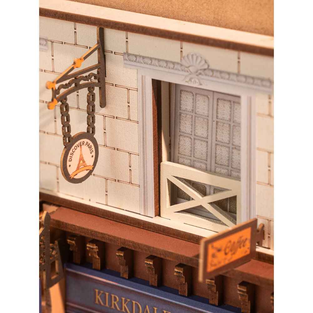 Maqueta 3D Cerra Livros Citas na Sala de Jogos – Rolife (148 peças, 10,6x19,5x25,5 cm)