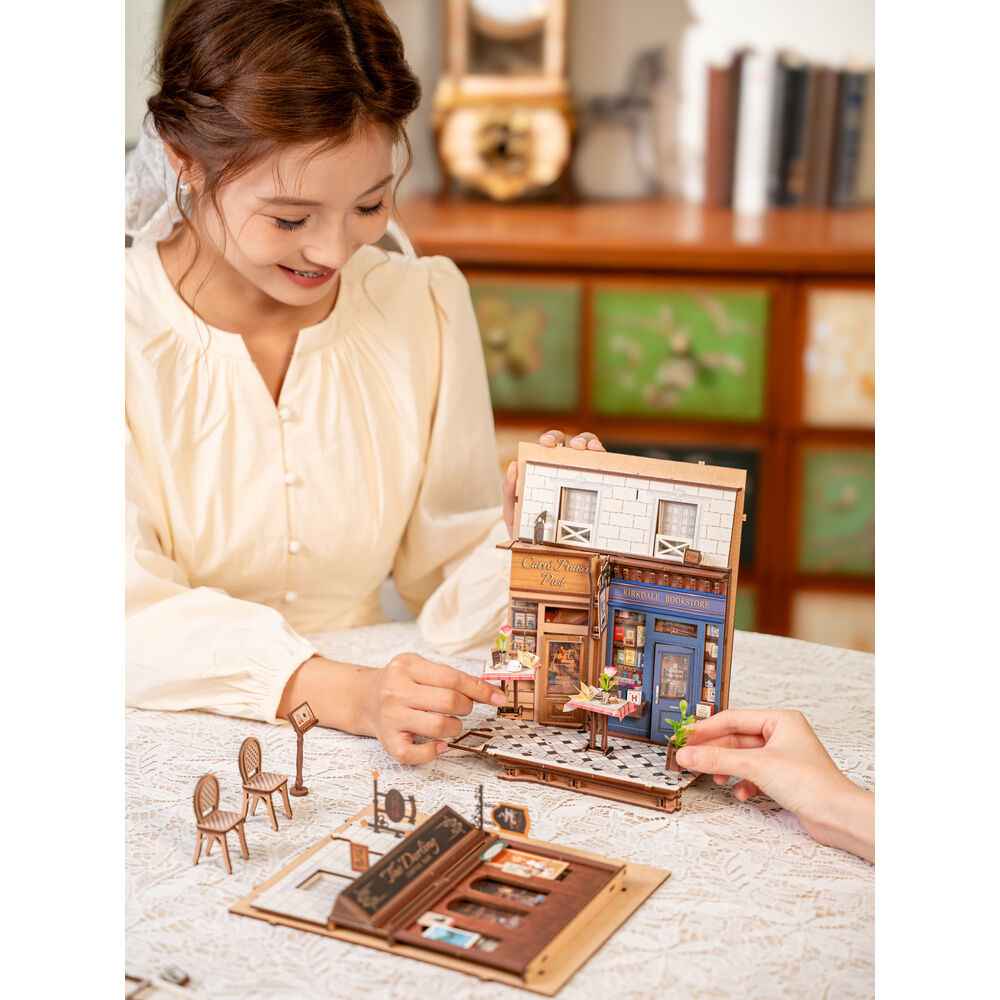 Maqueta 3D Cerra Livros Citas na Sala de Jogos – Rolife (148 peças, 10,6x19,5x25,5 cm)