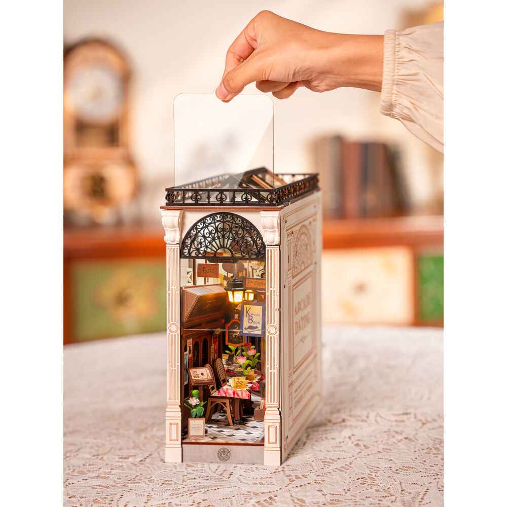 Maqueta 3D Cerra Livros Citas na Sala de Jogos – Rolife (148 peças, 10,6x19,5x25,5 cm)