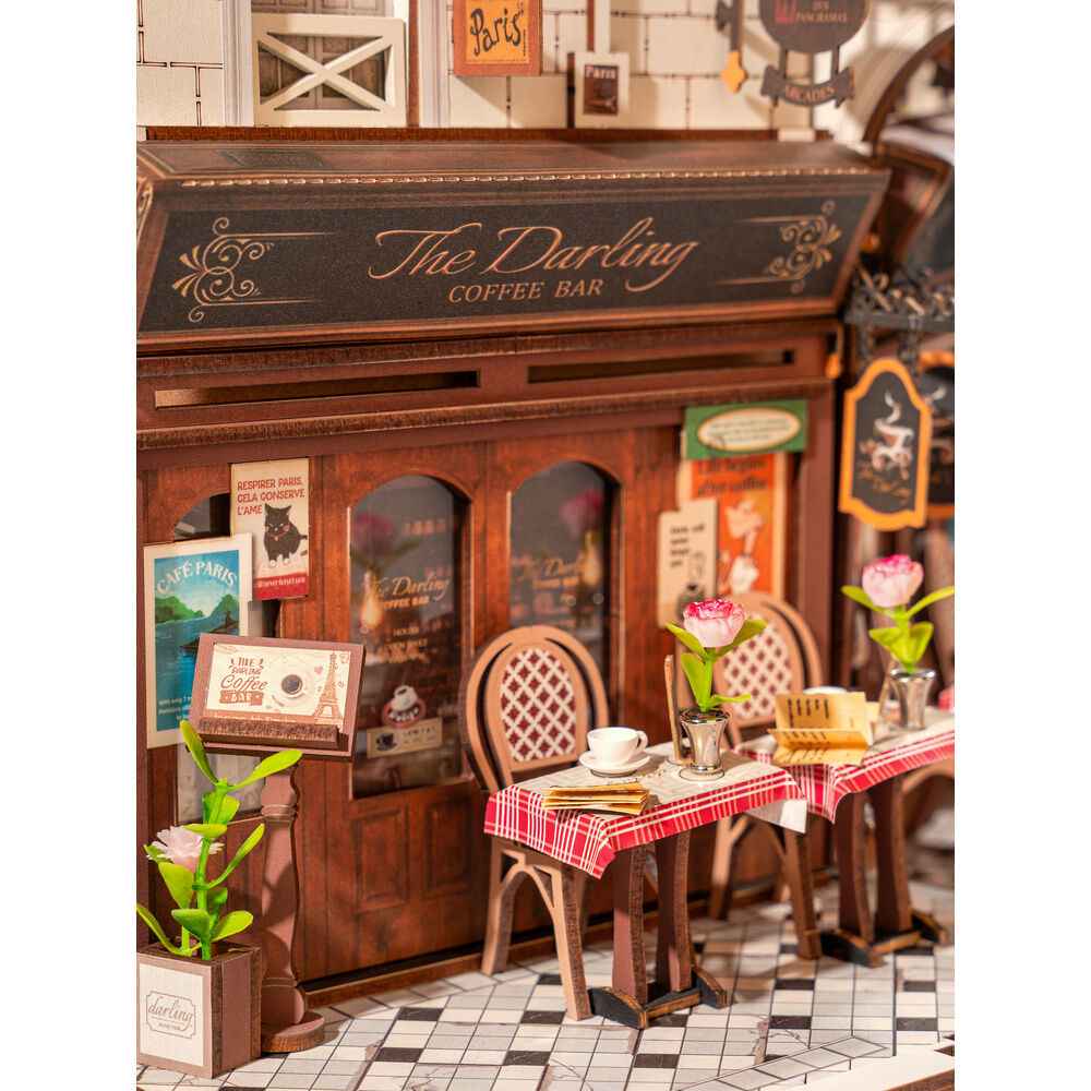 Maqueta 3D Cerra Livros Citas na Sala de Jogos – Rolife (148 peças, 10,6x19,5x25,5 cm)