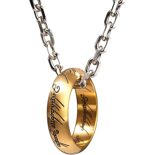 Réplica del collar del Anillo – El Señor de los Anillos (Acero inoxidable)