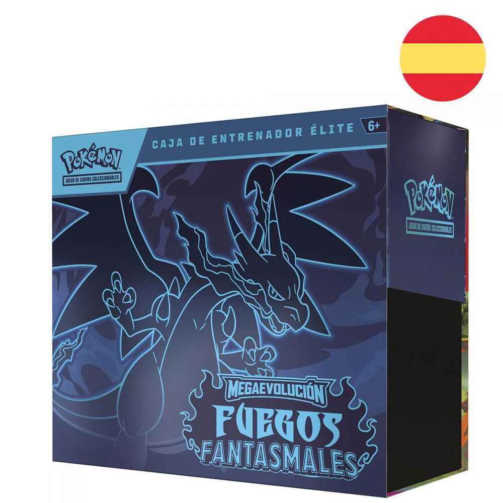 Spanish Pokemon Phantasmal Flames Elite Trainer case trading card game