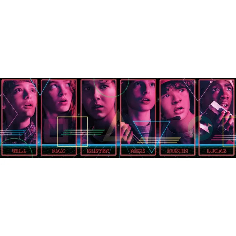 Puzzle panorámico de Stranger Things – 1000 piezas (98 × 33 cm)
