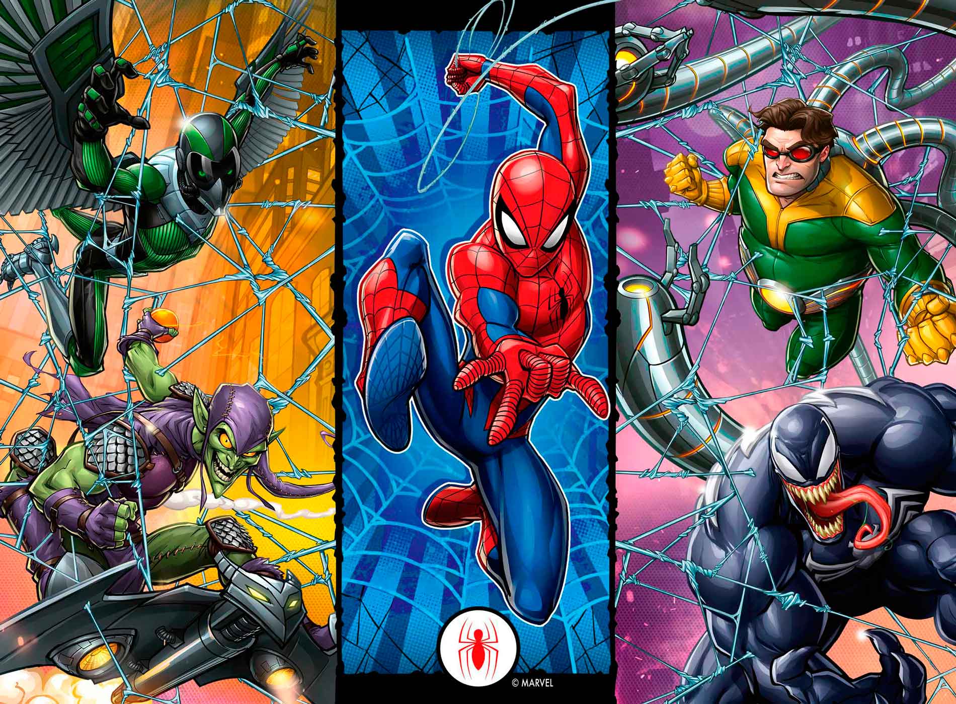 Rompecabezas de Spiderman XXL 300 piezas - Marvel (49 x 36 cm)