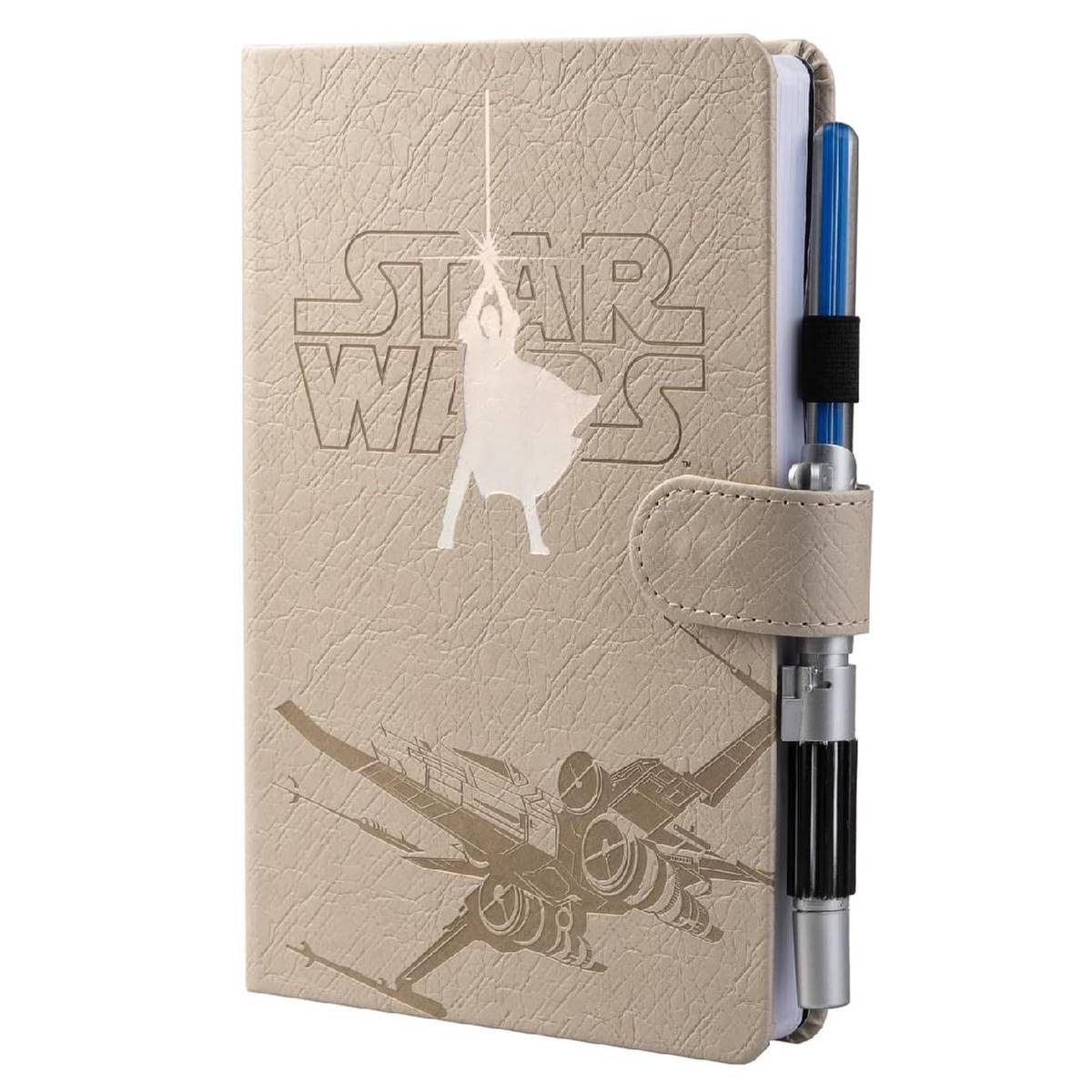 Cuaderno A5 premium + bolígrafo con la espada láser de Luke Skywalker – Star Wars