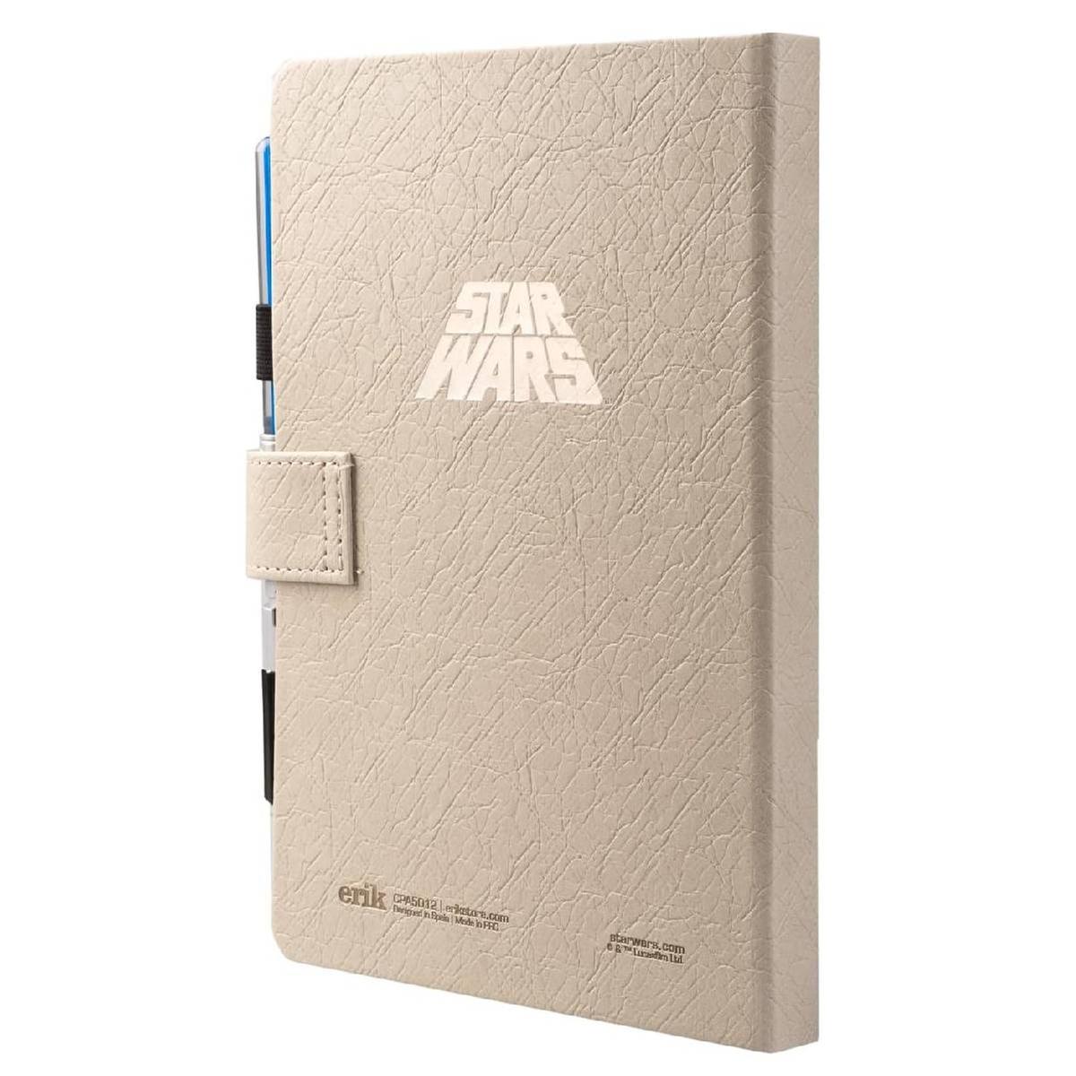 Cuaderno A5 premium + bolígrafo con la espada láser de Luke Skywalker – Star Wars